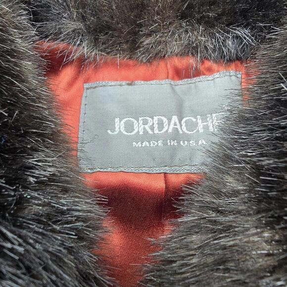 Vintage Jordache Faux Fur Coat (GA-43) Black - Picture 8 of 11